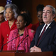 Chairman G.K. Butterfield (D-N.C.), at the podium, speaks while flanked by members of the Congressional Black Caucus during a news conference on Capitol Hill April 22, 2015, in Washington D.C.
Mark Wilson/Getty Images